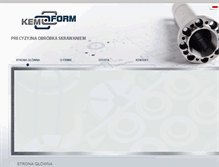 Tablet Screenshot of kemform.pl